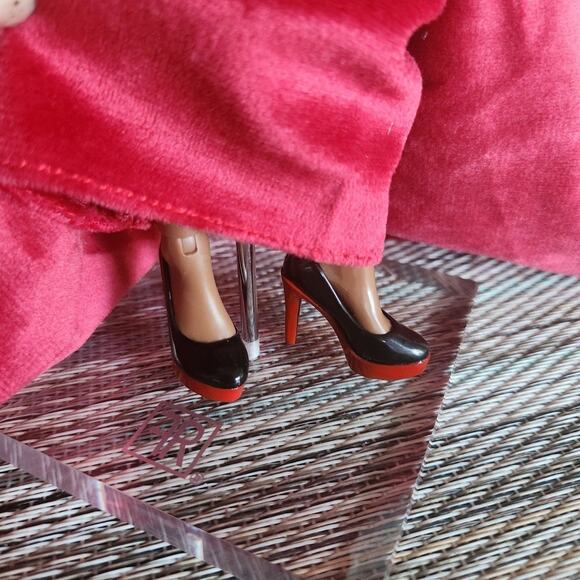 Custom Disney ily 4ever barbie doll dark skin braids styled for the Holi… - Picture 7 of 12